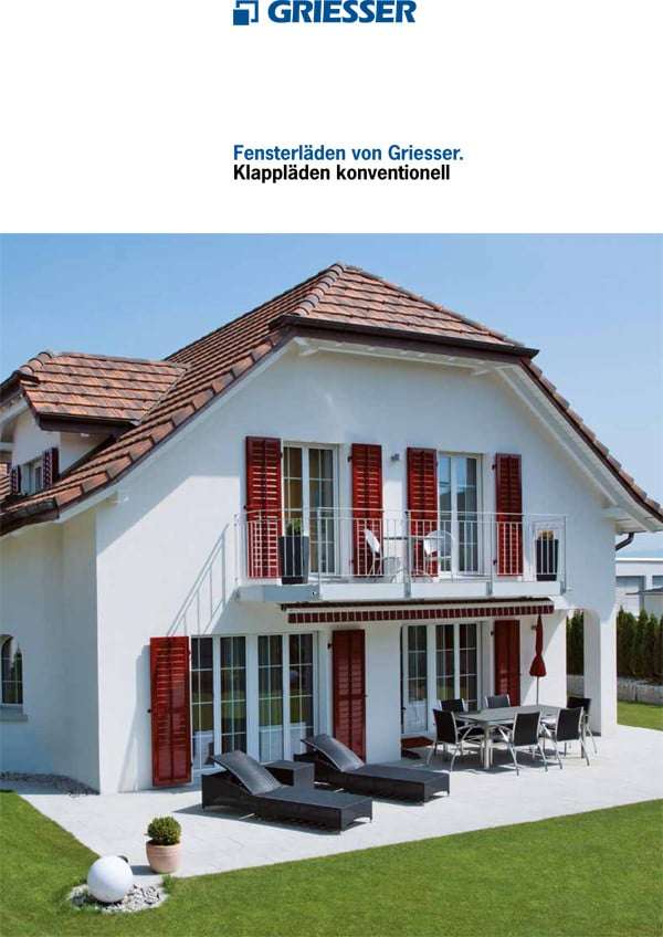 Katalog Alu-Klappläden konventionell, Fensterläden - pmt Fensterläden für München und Rosenheim